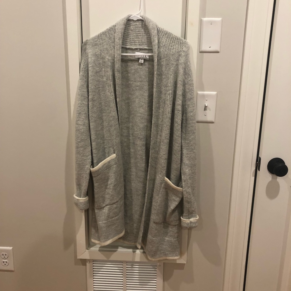 Elle gray/cream sweater